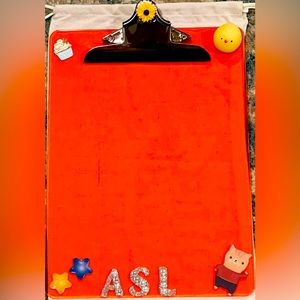 Sensory-multi-textured clipboard